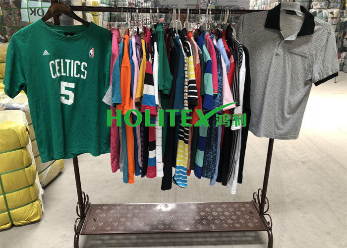 Summer Second Hand Mens T Shirts Short Sleeves Korean Style Mixed Color