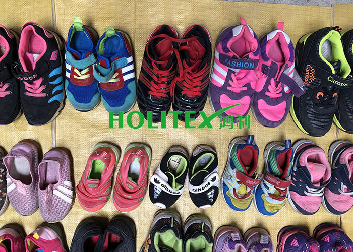 Summer Second Hand Kids Shoes , First Grade Used Canvas Shoes For Children