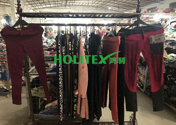 Colorful Used Winter Clothes A70 W Lcp Second Hand Skinny Pants