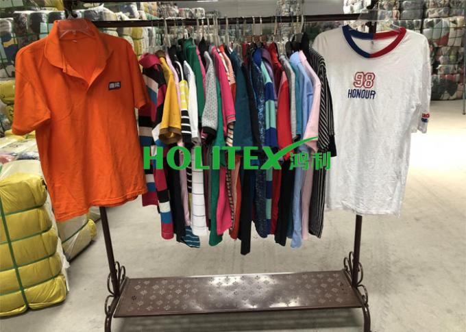 Summer Second Hand Mens T Shirts Short Sleeves Korean Style Mixed Color