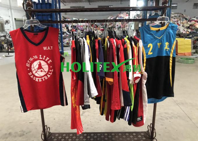High Grade Used Summer Clothes Korean Style Second Hand Sports Uniforms